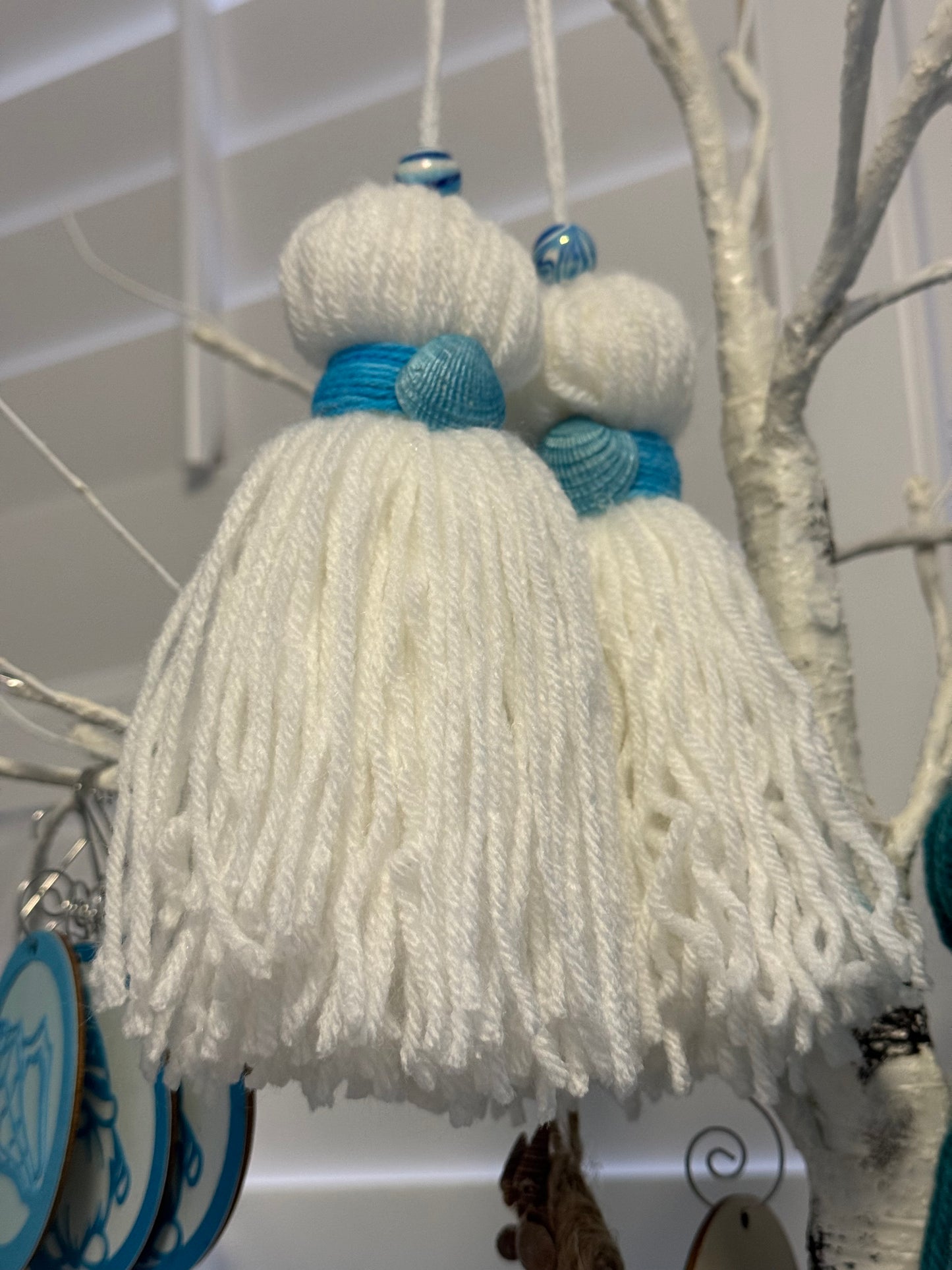 White tassel