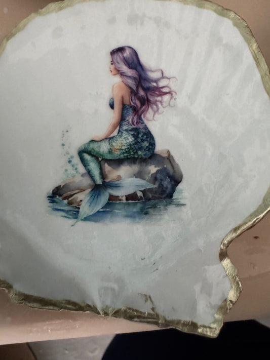 Trinket shell temu mermaid sticker