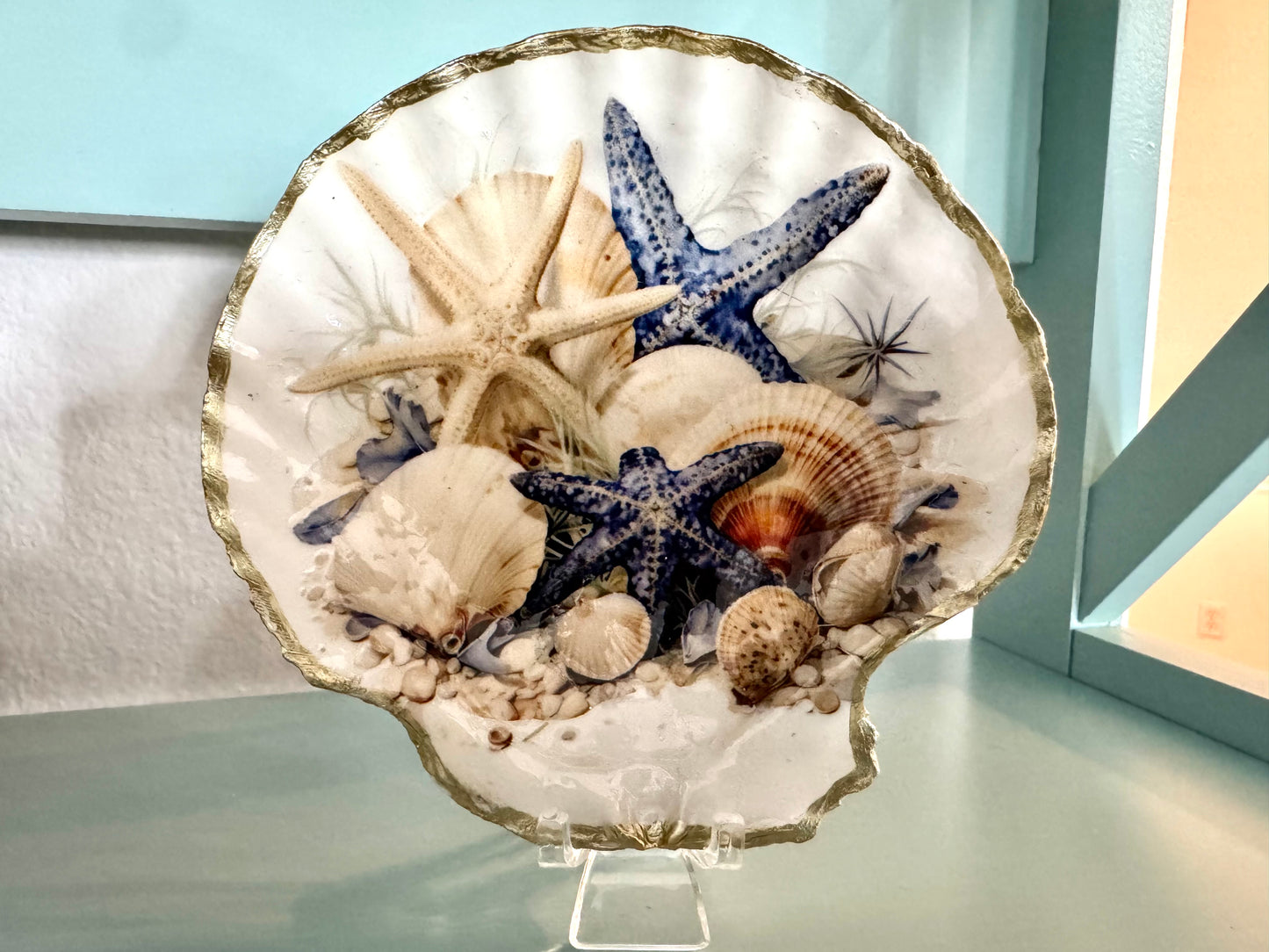 Starfish Ocean Shell Trinket Dish