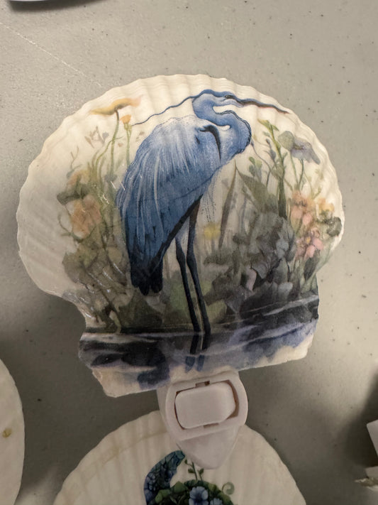 Nightlight - switch blue heron