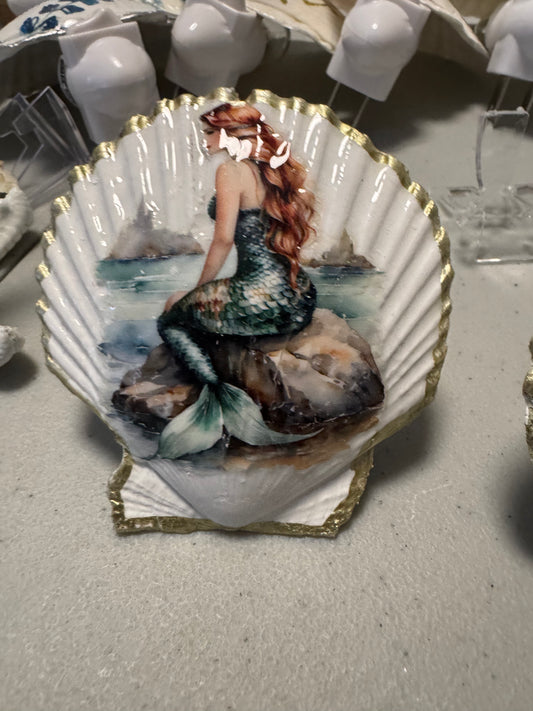 Nightlight - led shell temu mermaid
