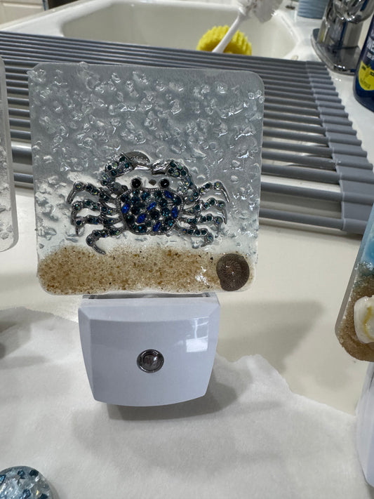 Nightlight - resin crab