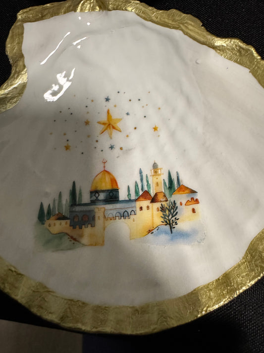 Decoupage shell Bethlehem