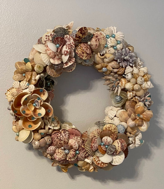 Large Shell Flower Wreath